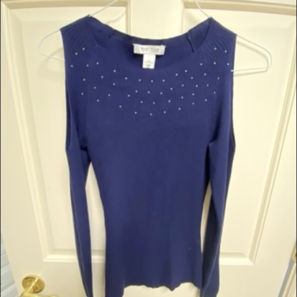 White House Black Market Cold Shoulder Sweater